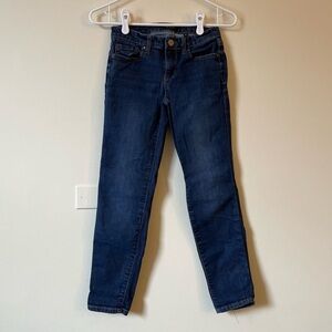 R Jeans Denim dark wash woman’s pants straight leg jeans casual blue cotton